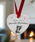 Love and a Chihuahua Ceramic Heart